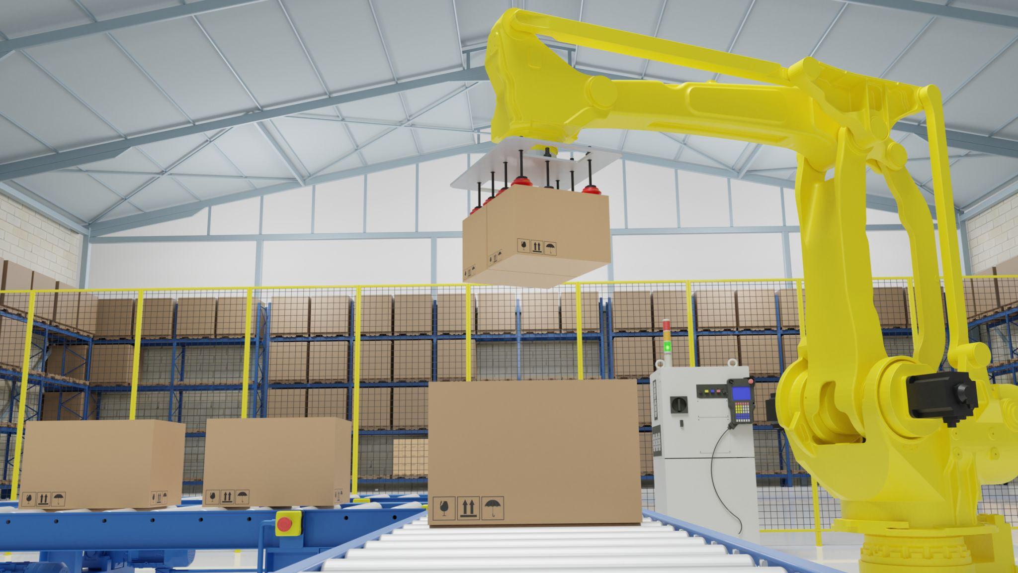 Robot xếp pallet Bình Dương – Giải pháp tự động hóa cho nhà máy hiện đại