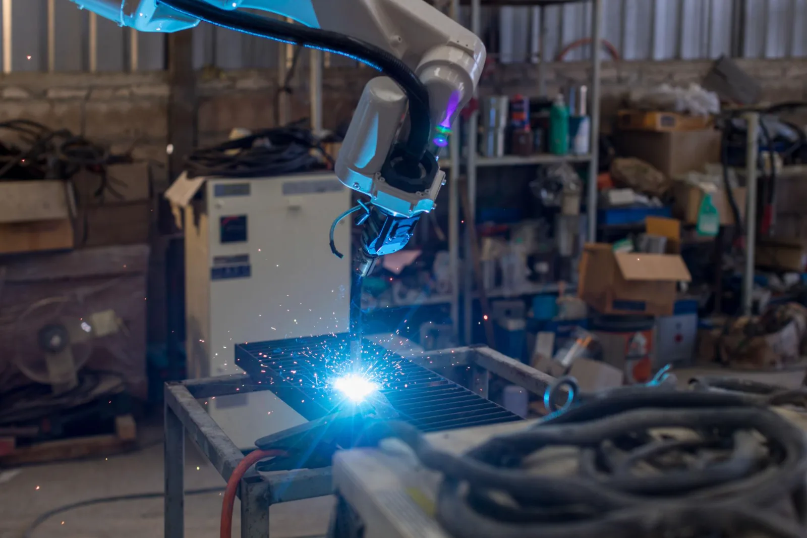 Robot hàn và hàn thủ công